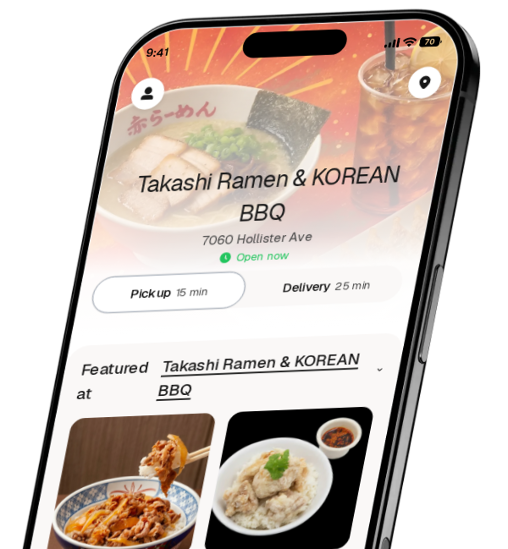 Takashi Ramen & KOREAN BBQ app preview