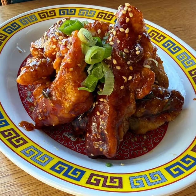 Spicy Honey Chicken.