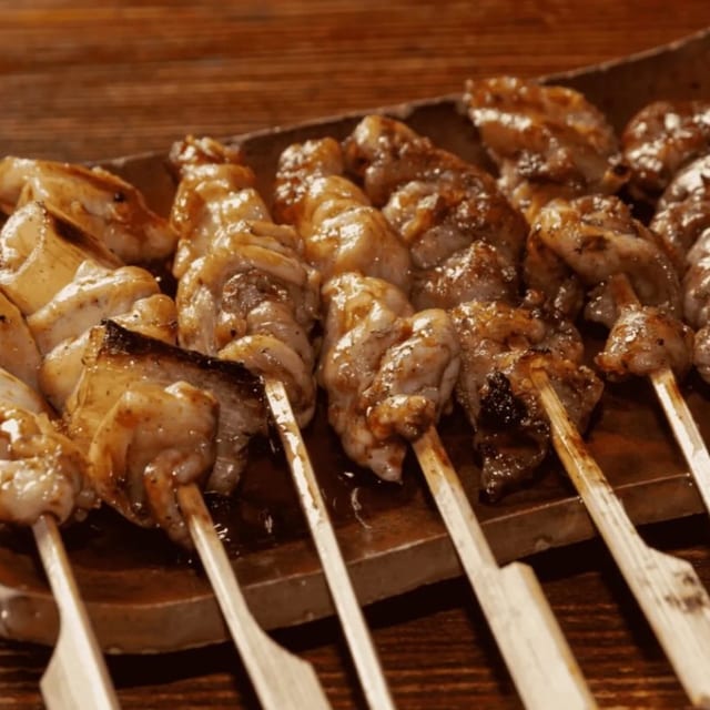 Skewers (10) chicken.