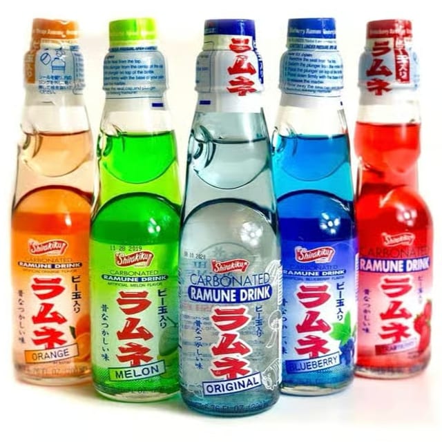 Ramune Sodas.