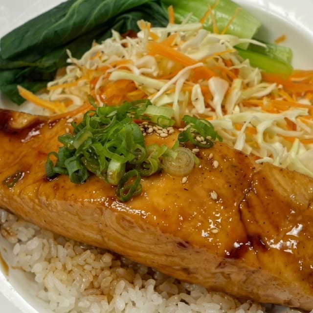Salmon Teriyaki Bang Bang.