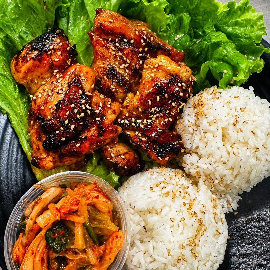 KOREAN BBQ CHICKEN.